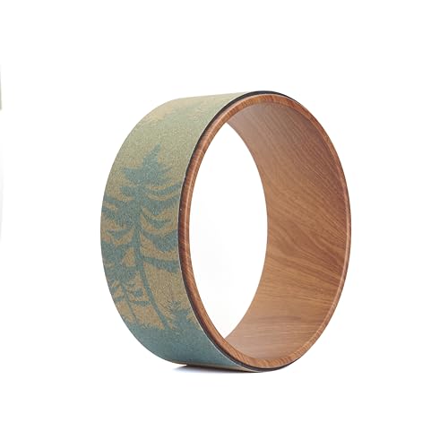 Yoga Wheel Stretching Prop – Designed to improve flexibility, support backbends, and deepen poses for the back, shoulders, and chest. - color: Mountain