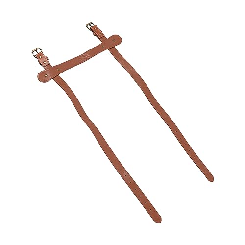 PU Leather Blanket Carry Strap with Adjustable Buckles Tear Portable Yoga Mat Straps for Picnic Camping Beach Towel Blanket Strap