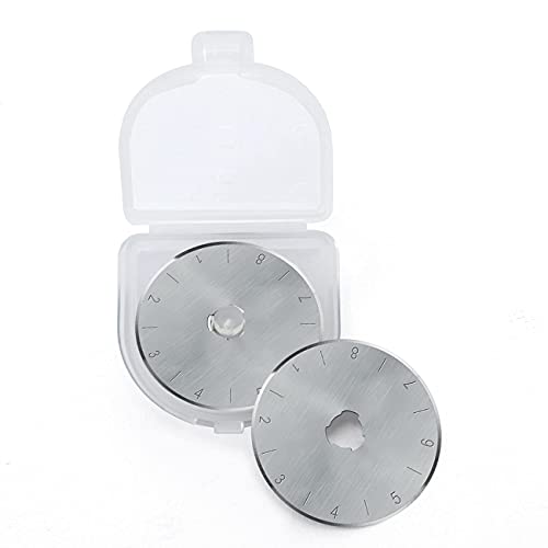 HEADLEY TOOLS 28mm Rotary Cutter Blades 10 Pack Fits Olfa, Fiskars, Replacement Rotary Blade for Arts Crafts Quilting Scrapbooking Sewing, Sharp and Durable - size: 28mm 10pcs