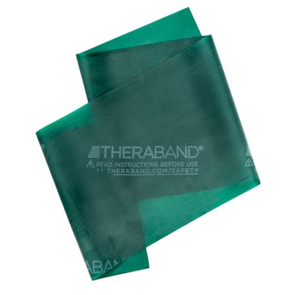 THERABAND Professional Latex Resistance, Workout Band, Exercise, 6', Green - color: Green - Heavy, size: 1 Count