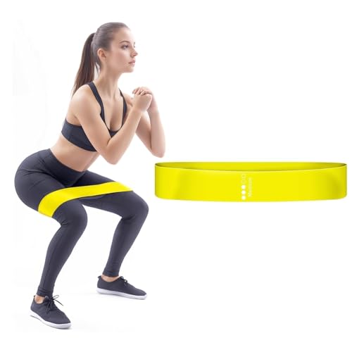 1 | 5 Pack Resistance Bands for Working Out, Workout Equipment, Exercise Bands for Home Gym & Stretching, Pilates Equipment, Fitness Equipment - color: C4-Yellow-Medium