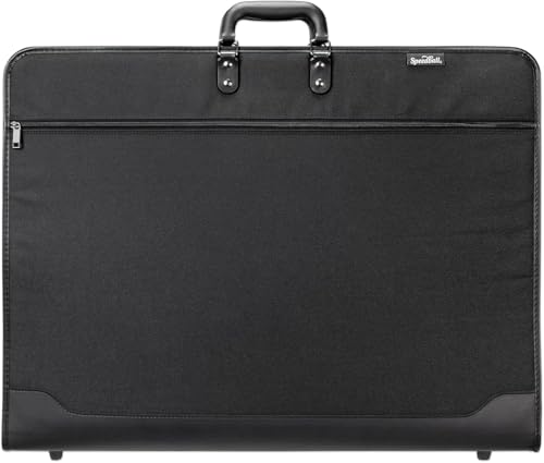 Speedball Universal Heavy Duty Art Portfolio Carrying Case with Handles for Storing and Transporting Artwork, Sketch, Drawing and Canvas, Black, 23 x 31 Inches - size: 23 x 31 Inches