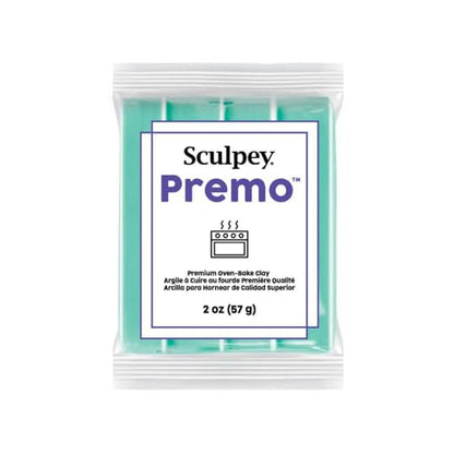 Sculpey Polymer Oven-Bake Clay, Mint Green, Non Toxic, 2 oz. bar - color: Mint Green, size: 2 Oz (Pack of 1)