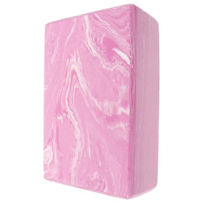 Pink High Density Yoga Block Foam Brick for Exercise and Dance Lightweight Yoga Equipment for Flexibility Balance and Workout Support 8.85X5.90X2.95In
