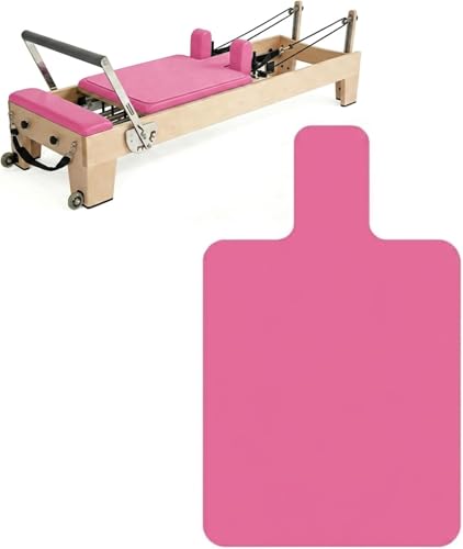 Pilates Reformer Mat Towel, 39" x 24" Sweat-Absorbent & Breathable Exercise Mat for Pilates Reformer, Soft Touch, Non-Slip, Ideal for Home or Studio Use - color: Rose Pink