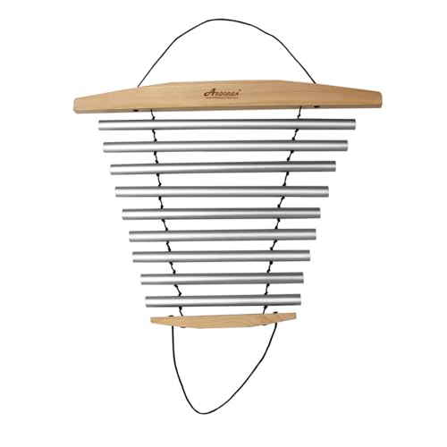 Handy Chime with Mallet for Relaxing Sound Bath Meditation Yoga Class Energy Refresh 9 Tone Swing Chime Sound Healing Instrument