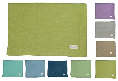 Kakaos Deluxe Cotton Yoga Blanket Without Tassels (Sage) - color: Sage