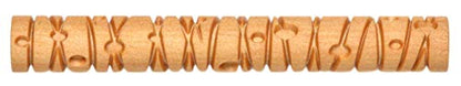 MKM Pottery Tools Wood Twig Rollers for Clay (TW-08 Lines and Dots) - color: TW-08 Lines and Dots