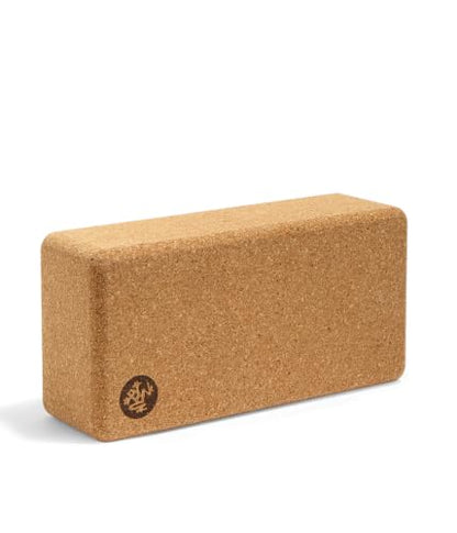 Manduka Yoga Block - Fine-Grain Block, Yoga Equipment, Home Gym Accessory, Pilates Tool, Lightweight for Travel, Extra Firm Workout Accessory with Comfortable Edges - size: 3" x 4" x 8.5"