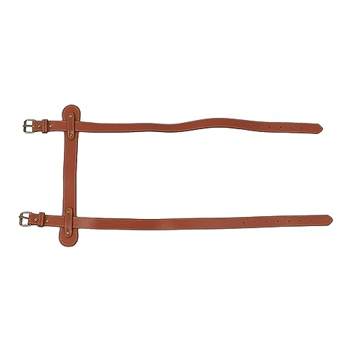PU Leather Blanket Carry Strap with Adjustable Buckles Tear Portable Yoga Mat Straps for Picnic Camping Beach Towel Blanket Strap