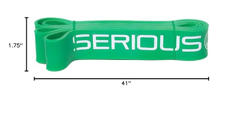 SERIOUS STEEL FITNESS Assisted 41" Pull-Up Band, Resistance & Stretch, Powerlifting & Pull-up Assist Loop (Single Band) - style: #4 (50-120 lbs)