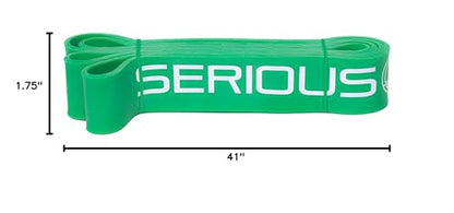 SERIOUS STEEL FITNESS Assisted 41" Pull-Up Band, Resistance & Stretch, Powerlifting & Pull-up Assist Loop (Single Band) - style: #4 (50-120 lbs)