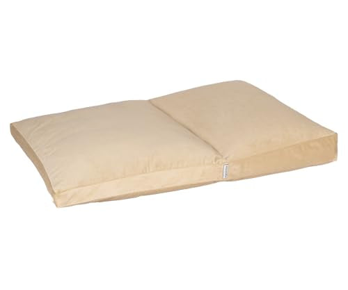 Meditation Cushion,Velvet Meditation Pillow and Zabuton 2-in-1 Portable Design(50 * 70CM). (Khaki, Service H：9cm) - color: Khaki