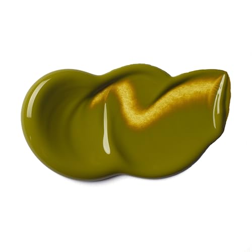 Liquitex Soft Body Acrylic Paint, 2-oz Bottle, Green Gold | Low Viscosity, Highly Pigmented, Satin Finish, Retains Subtle Brush Strokes, Great Surface Coverage, Highly Versatile - color: Green Gold, style: 2-oz Bottle