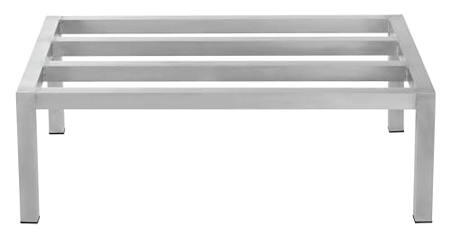 CenPro Commercial NSF Aluminum Dunnage Rack - 1,500 lb. Weight Capacity - 30"x24"x12" (28W-138) - size: 30x24x12"