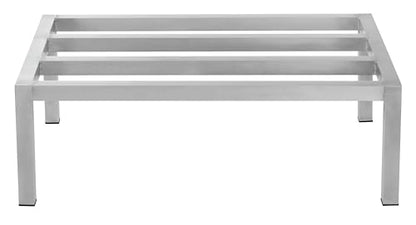 CenPro Commercial NSF Aluminum Dunnage Rack - 1,500 lb. Weight Capacity - 36"x24"x8" (28W-136) - size: 36x24x8"