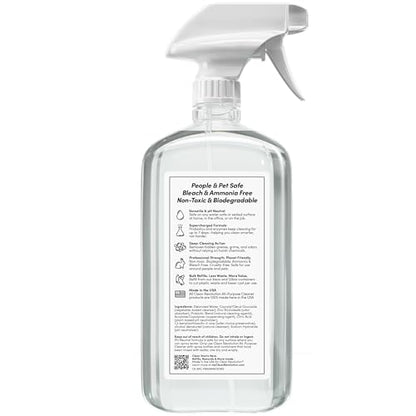 Clean Revolution SuperCharged All Purpose Cleaner Refill with Smart Probiotic + Enzyme Complex, Multi-Surface Kitchen Bathroom & Floor Cleaner, Fragrance Free, 18 Fl Oz (Pack of 1) - size: 18 Fl Oz (Pack of 1)