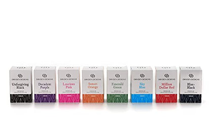 Fountain Pen Ink Bottle Luxury Edition, (Luscious Pink) Fountain Pen Bottled Ink. Compact Designed Bottle (Model: Smooth Flow 50ml) - color: Pink [Luscious Pink] Ink Bottle