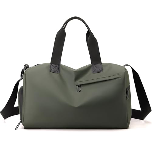 Handbag for Women Yoga Bag Large Capacity Yoga Pad Buckle with Shoe Compartment Water Bottle Sports Gym Bag Travel - color: B02-green
