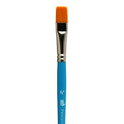 Princeton Select Artiste Flat Wash Brush, Synthetic, Short Handle, Size 1/2 inch, 1 Count - size: Size 1/2 inch