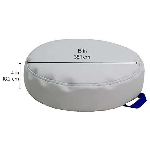 FDP SoftScape 15 inch Round Bean Floor Cushions with Handles for Kids, Teens, Adults Flexible Seating for Home, Daycare, Preschool, Classroom, Yoga and Meditation, 4 inch Height (4-Piece) - Vintage - color: Vintage