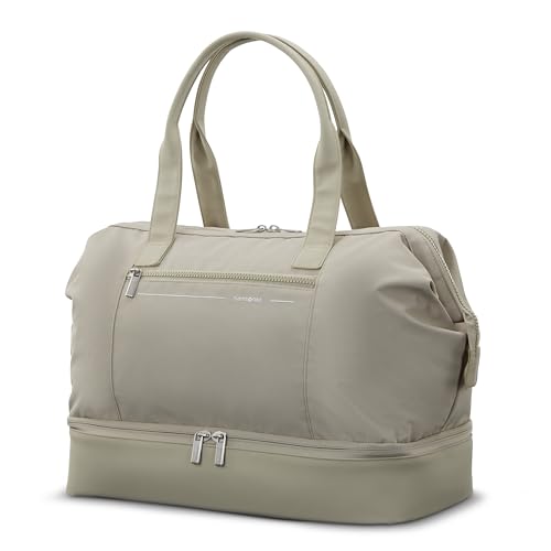 Samsonite Better Than Basic 드롭 바텀 위켄더 - color: 라임스톤 그레이