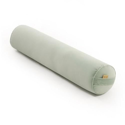 Body Pillow for Adults,Long Round Pillow,Big Cylindrical Pillow,Large Full Bolster Pillows for Side Sleepers (Celadon Green, 39.37"*7.87") - color: Celadon Green, size: 39.37"*7.87"