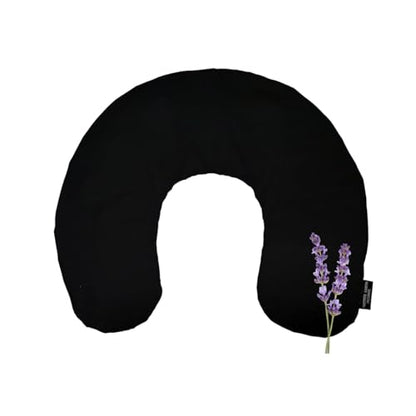 Mother Earth Pillows Large Triggerpoint Pillow for Neck and Shoulders (Black - Soothe Herbal Blend) - color: Black - Soothe Herbal Blend