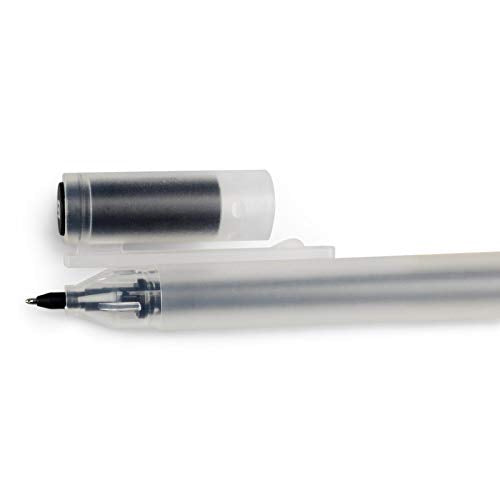 bouti1583 Gel Pens [0.5mm] 12 Colors Pack Ink Ball Point Pen For Office School Stationery Supply