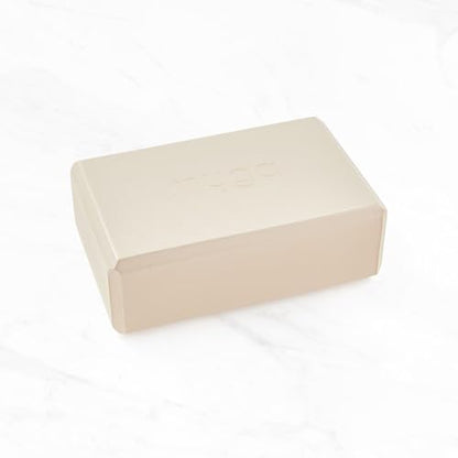 MYGA Yoga Block,Lightweight EVA Foam Yoga Brick,High Density Non-Slip Block for Yoga Poses, Pilates, Balance and Flexibility - color: Sand, size: One Size