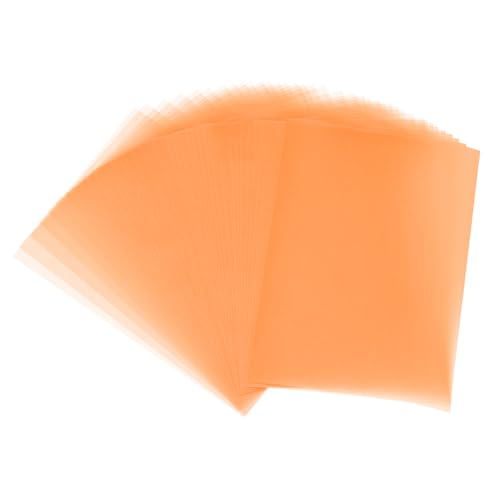 PATIKIL 100 Sheets Vellum Paper 4x6 Orange | Vellum Paper Printable Translucent Paper 100GSM for Invitations Printing - color: Orange