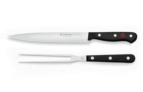 WÜSTHOF Gourmet 2-Piece Carving Knife Set,Black - size: 7.9"