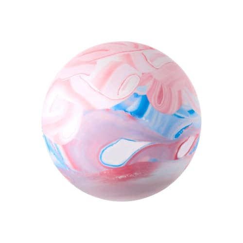 Firm Rubber Massage Lacrosse Ball 2.5 Inch for Muscle Relief - color: Red and Blue Mix
