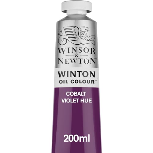 Winsor & Newton Winton Oil Color, 200ml Tube, Cobalt Violet Hue | High-quality pigments, Durable, Lightfast, Permanent, Uniform Consistency, Great Pigment Load - color: Cobalt Violet Hue, size: 6.75 Fl Oz (Pack of 1), style: 6.75-oz Tube