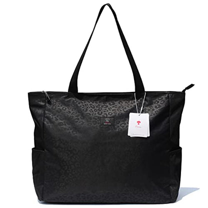 ESVAN LARGE BEACH BAG Water Resistant Lightweight 20 inch Women Oversize Tote Bag for Gym Beach Travel Pool Yoga Nurse - color: A00