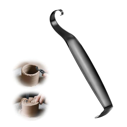 Sharpened Pottery Tool for Potter, Versatile Pottery Trimming Tools – Precision Double-Ended Clay Trimming Tool Ceramics, 1-Piece All-in-One Solution for Carving Clay & Pottery