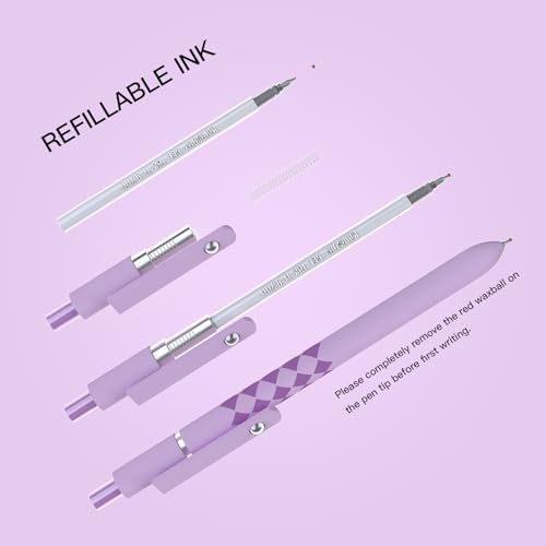 Gel Pens, Nurse Gifts,0.7mm Fine Point Black ballpoint pen,Aesthetic Cute Office School Supplies Gifts for Women Men, High-End Series for Journaling Note Taking(10 Pcs Black Ink-Geometric shaft pens) - color: 10 Pcs Geometric shaft pen-Black Ink-0.7mm