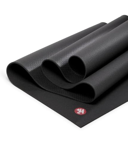 Manduka PROlite Yoga Mat 4.7mm | Lifetime Durability | Hygienic Construction | Teacher Approved - color: Black, size: 68" x 24"