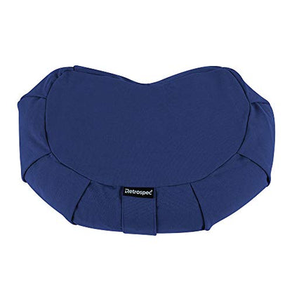Retrospec Sedona Meditation Cushion, Buckwheat Pillow, Meditation Pillow - color: Midnight Blue, size: 1 Count (Pack of 1)