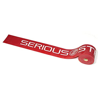 Serious Steel Mobility & Recovery (Floss) Bands |Compression Band | Tack & Flossing Band (7' L x 2" W) - color: Single - Red