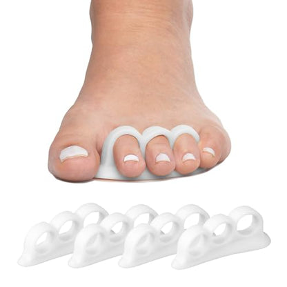 ZenToes Triple Loop Hammertoe Crest, Men & Women, Cushion, 4 Pack - color: Soft Support White