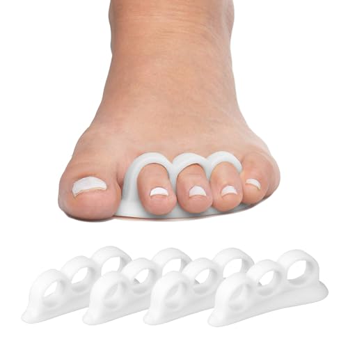 ZenToes Triple Loop Hammertoe Crest, Men & Women, Cushion, 4 Pack - color: Soft Support White