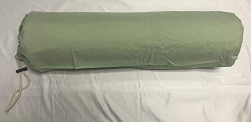 Therapist's Choice® Microfiber Bolster Cover with Drawstring Closure, Soft & Durable, Size: 6" x 27" (Cover Only, Bolster Not Included) (Sage) - color: Sage