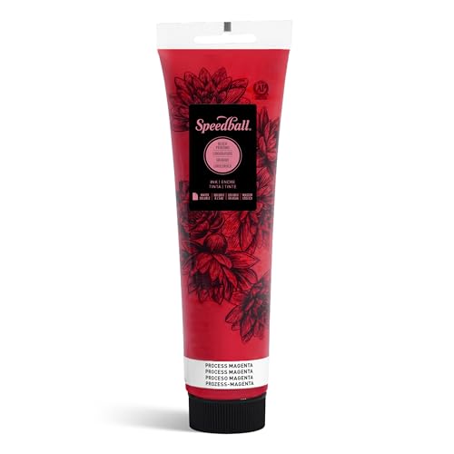 Speedball Water-Soluble Block Printing Ink, 5-Ounce Tube (Process Magenta) - color: Process Magenta, size: 5 fl oz