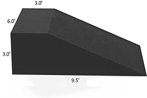2 Pack Squat Wedge Blocks,Non Slip Professional Squat Ramp for Heel Elevated Squats Calf Raises Platform, Calf Stretcher, Balance, Pushup, Yoga Wrist Support, Pilates, Squat, Riser Block