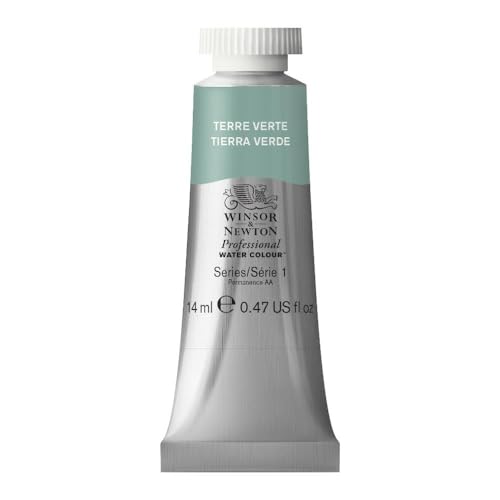 Winsor & Newton Professional Watercolor, 14ml Tube, Terre Verte | Unrivalled Transparency, Single Pigment Vibrant Colors, Archival Permanence, Heritage Watercolors, Finest Pigments - color: Terre Verte, style: 0.47-oz Tube