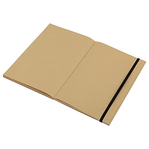 SoHo Urban Artist Brick Sketchbook Journals for Sketching, Drawing, Colored Pencils, Graphite, and More - Kraft 5.5"x8.5" (100 GSM, 80 Sheets) - color: Kraft, size: 5.5 x 8.5in