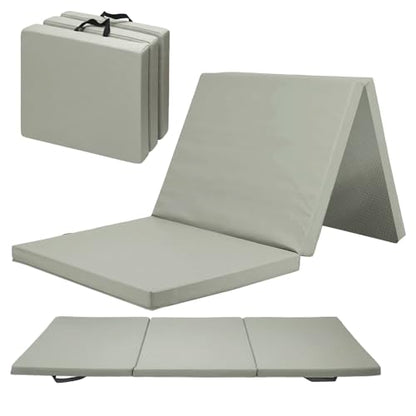 Foldable Yoga Mat, 2 Inches Extra Thick Non-Slip Design Fitness Mats