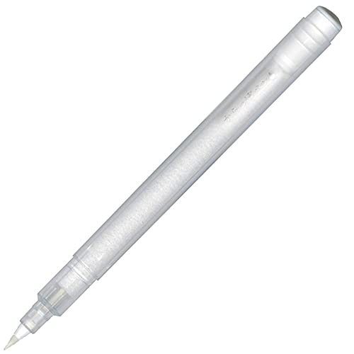 Kuretake Karappo Pen, Fine Brush tip 5pcs set, Ink-café MEIJI NO IRO ARAISHU Ink Bottle 20g for Fountain Pens