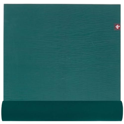 Manduka eKOLite Yoga Mat 71" - 4mm | Natural Rubber | Eco-Friendly | Soft Textured Surface | Natural Next-to-Skin Feel | 71 x 26 inches | Charcoal Grey - color: Deep Sea, size: 71" x 24"